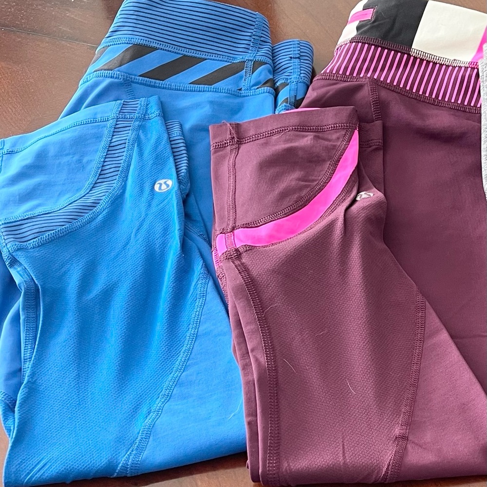 Lululemon crop leggings size 6